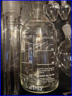 Lot of Chemistry Laboratory Glassware Science Lab Glass Equipment