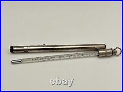 Lot of Vintage Medical Tools Glass Thermometers Weksler Moeller Syringe