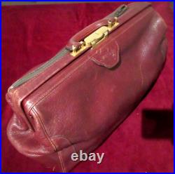 Luxury Vintage Leather France Doctors Bag De Boissy & Medical Equipments