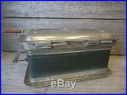 Medical Sterilizing Tray With Lid Vintage Field Hospital Use Possibly WWII