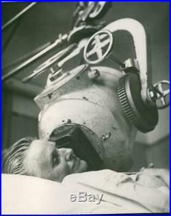 Medical equipment being used Vintage Photograph