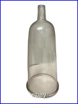 Mortician's Embalming Gravity Flask Antique Medical Equipment Glass Funnel