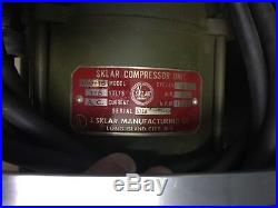 NOS NEW Vintage Sklar Rotary Compressor Pump Suction Machine US Military 100-15