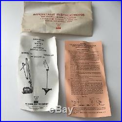 NOS Vintage FOREDOM Pulley Drive Dental Jeweler Drill Grinder Motor Hand Tool