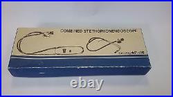 N. O. S Vintage Old Medical Tool Varimex Combined Stethophonendoscope + Box