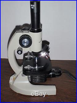 Nasco Microscope 10x 4x 40x Vintage Jx00501 Wf10x