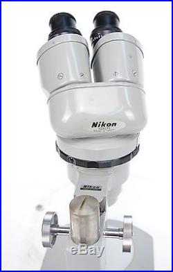 Nikon SMZ Turret Zoom Vintage Stereoscopic Dissection Microscope 10X