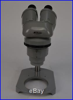 Nikon SMZ Turret Zoom Vintage Stereoscopic Dissection Microscope 10X No Stage