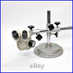 Nikon SM-5 Stereo Microscope With Universal Table Stand 20x Vintage Stereoscopic