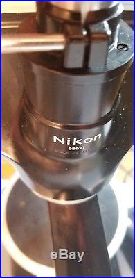 Nikon S-ke S L-ke microscope, 1960s vintage scope, extra optics, works great