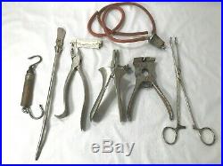 OB GYN Obstetric Birthing Tools & Antique Medical Equipment Assorted Vintage L3