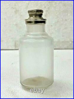 Old Vintage Rare Handmade Medical Equipment Glass Bottle, Collectible