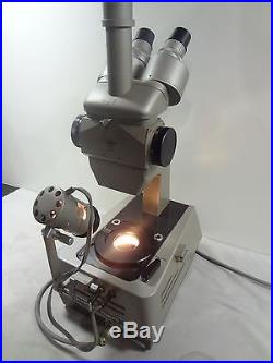 Olympus Tokyo JM Trinocular Gem Microscope Vintage