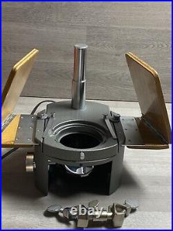 Olympus Tokyo Japan Vintage Microscope Stand Base With Winged Sides Working