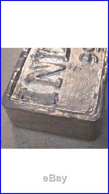 Over 1kilo 1020grams INDIUM bar High Quality 99.99% Pure Metal Element 1993 vntg