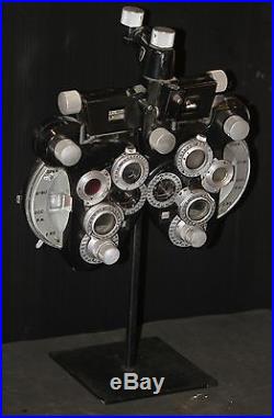 PHOROPTER refractor ophthalmic testing device EYE EXAMINE machine tool vintage