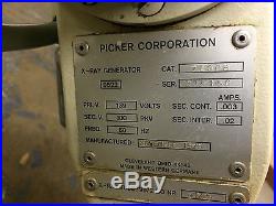 Picker X-Ray Machine Generator Model 9522 Vintage