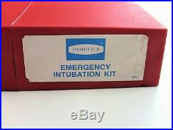 Portex Emergency Intubation Kit, 1968, Vintage Medical Equipment, Great Condition