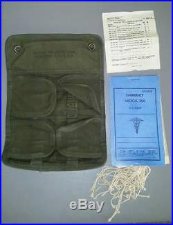 RARE US ARMY MEDIC BAG VINTAGE FIELD MEDICAL SURGEON EQUIP WWII Korean Vietnam