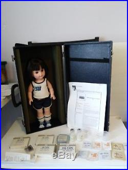 RARE VINTAGE 70's Sugar Babe Educational Medical Doll Child Diabetes Set Kit