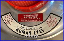 RARE Vintage Human Eyes Shipping Container Cooler medical device equipment