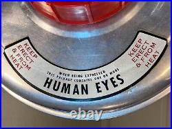 RARE Vintage Human Eyes Shipping Container Cooler medical device equipment