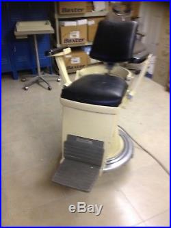 Rare Vintage Hydraulic Electric Ritter Type Dental Tattoo Barber Chair