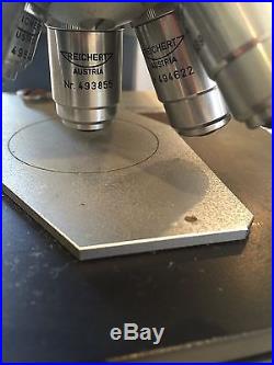 Reichert Metavar IK Trinocular Microscope System with Illuminator VINTAGE RARE
