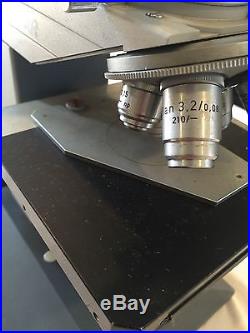 Reichert Metavar IK Trinocular Microscope System with Illuminator VINTAGE RARE