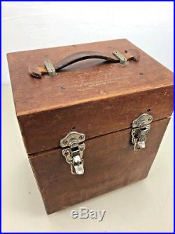 Ruska Vertical Magnetometer No. 2984, with wooden box, Vintage