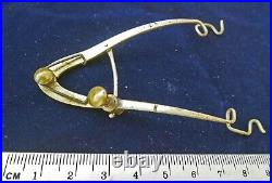 SCARCE 3 VINTAGE MEDICAL Surgical Tool Equipment Syphillis Scraper Eye Lid Ear