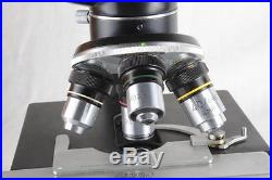 SUPER NICE Vintage 1965 STEINDORFF Berlin Binocular Lab Microscope withCase+Extras