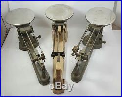 Set of 3 OHAUS Triple Beam Balance SCALES Vintage 700 SERIES 2610 gram STAINLESS