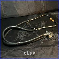 Stethoscope Black Tubing Taiwan Doctor Nurse Medical Equipment vtg Heart Beat