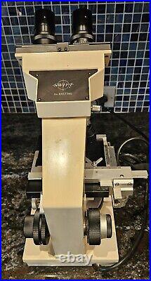 Swift Instruments International Medical Biological Microscope M1000-D Vintage