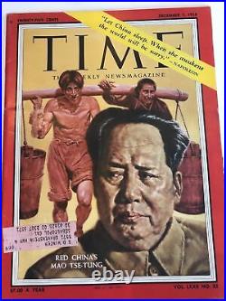 Time Magazine December 1, 1958 China Red Mao Tsetung Zedong Communist RARE