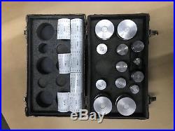 Troemner weight calibration set kit vintage (4-5lb) (7-1lb)(1-8oz)(1-4oz)