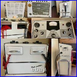 Used vintage Medco-sonlator medical equipment with rolling cabinet