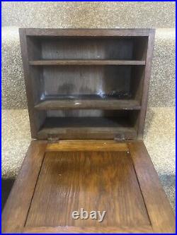VINTAGE Antique Wood FIRST AID CASE/BOX