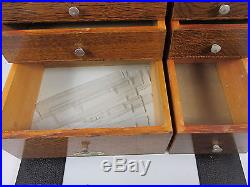 Vintage Dental Crowns Tool Box/case With Drawers H Gerstner & Sons