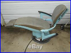 VINTAGE Electric Ritter Dentist Chair Hydraulic Doctor Tatoo Barber Lab MAN CAVE