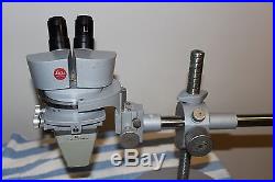VINTAGE LEITZ STEREO MICROSCOPE with BOOM