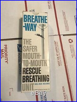 VINTAGE MEDICAL EQUIPMENT Breathe-way Rescue Breathing Device 1964