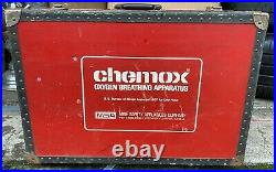 VINTAGE Medical Equipment Trunk MSA Chemox BOX ONLY classic quality Travel Case