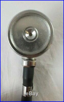 VINTAGE Stethoscope Black Silvertone Made in Taiwan Doctor Medical Equipment