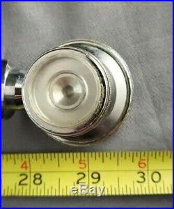 VINTAGE Stethoscope Gray Silvertone Made in Taiwan Doctor Medical Equipment