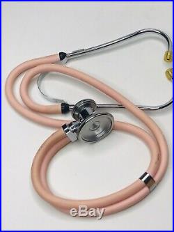 VINTAGE Stethoscope Pink Taiwan Doctor Medical Equipment