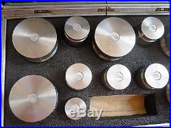 VINTAGE TROEMNER CALIBRATION 17 PC WEIGHT SET WithCARRYING CASE 5 LB to 1/32 OUNCE
