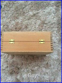 VINTAGE The Home First Aid Case Boots Pure Drug Co. Ltd. Wooden box old medical
