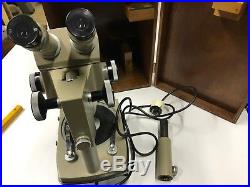 VINTAGE VICKERS ZOOMAX STEREOSCOPIC MICROSCOPE SEHR SELTEN 1960er Jahre